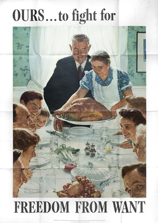 One of the Four Freedoms Posters