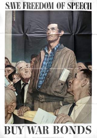One of the Four Freedoms Poster