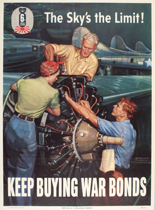World War 2 Sky's the Limit Poster