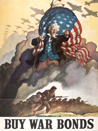 World War 2 Uncle Sam Poster