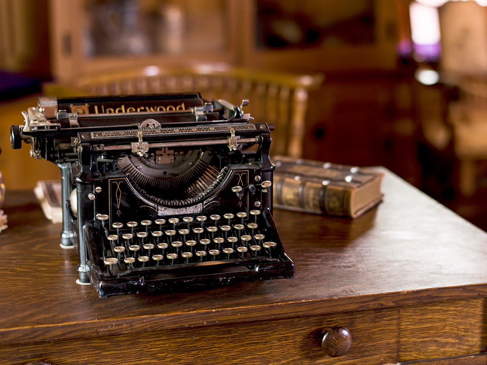 Typewriter at Limberlost