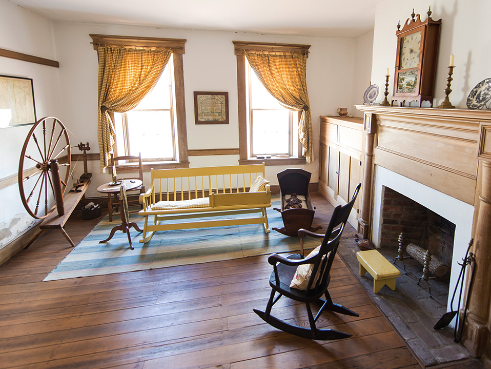 Upstairs room at Coffin House