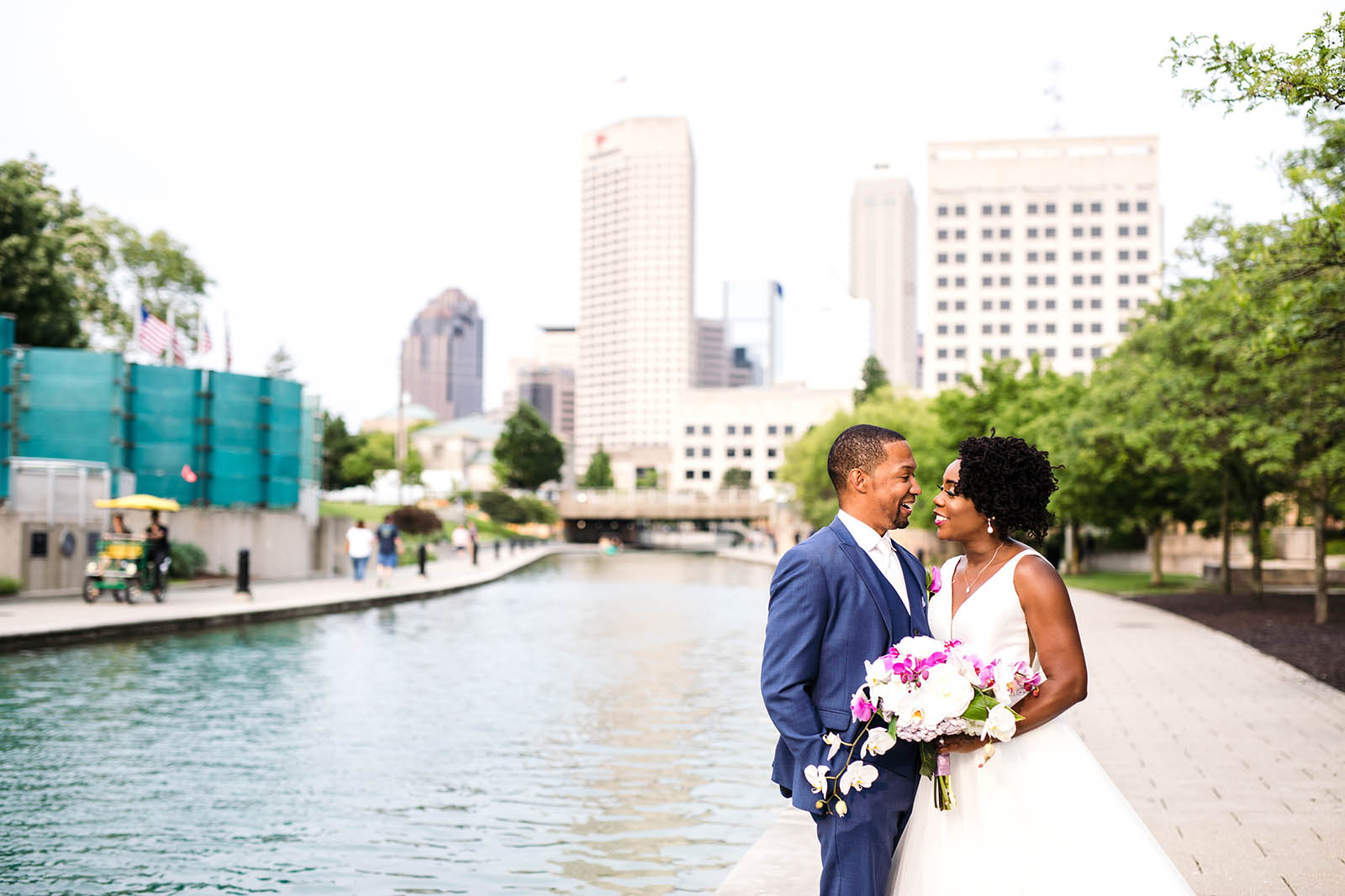 Wedding Photos on the Canal