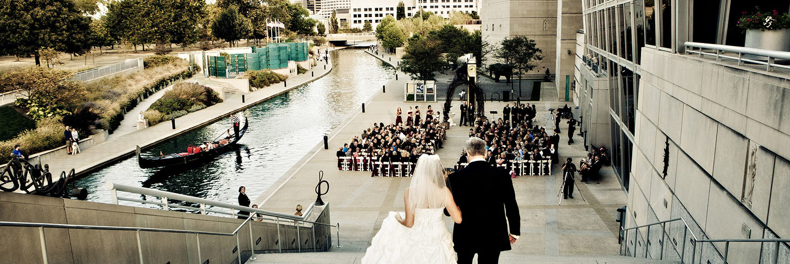 Wedding Ceremony on the Canal