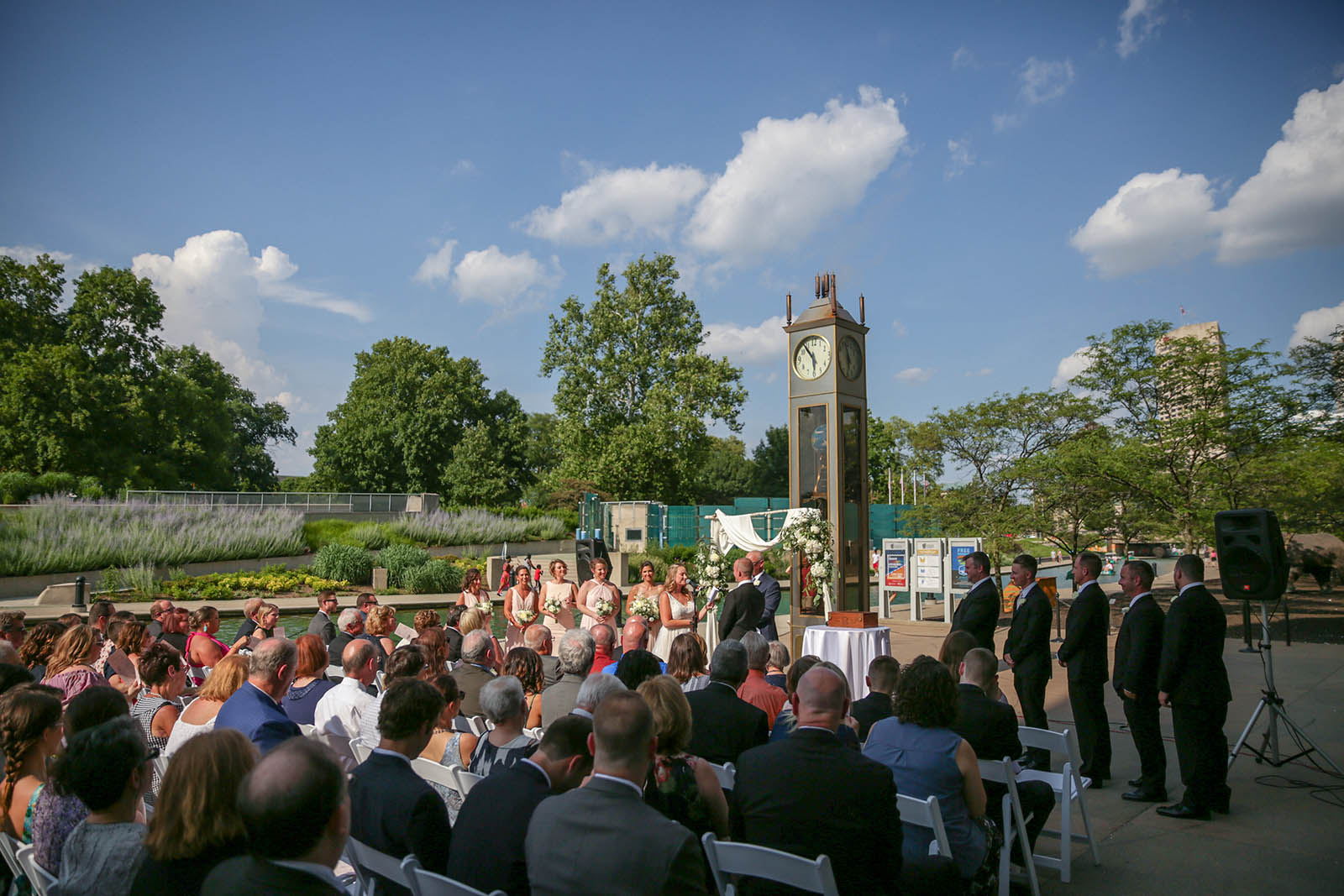 Wedding Ceremony on the Canal