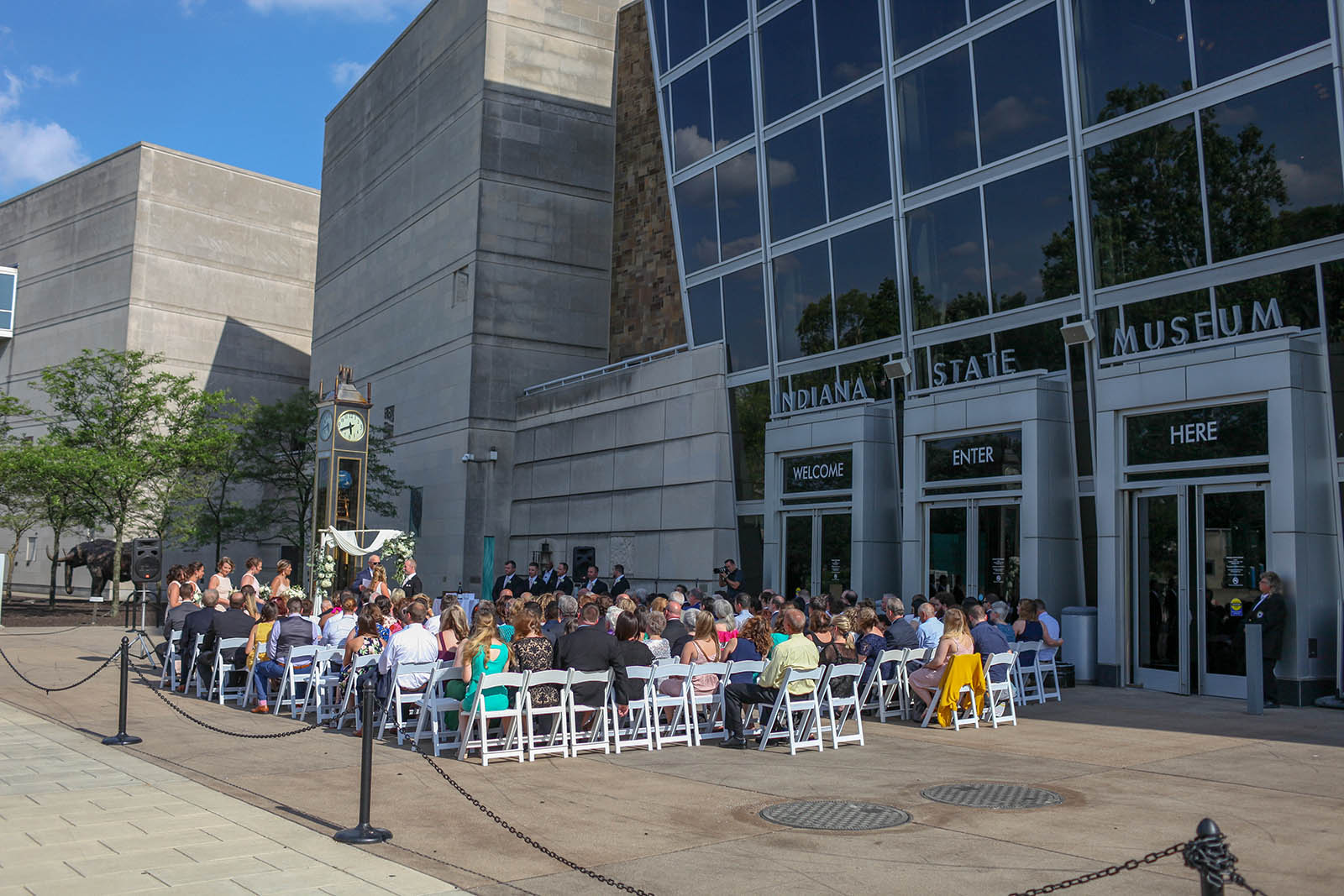 Wedding Ceremony on the Canal