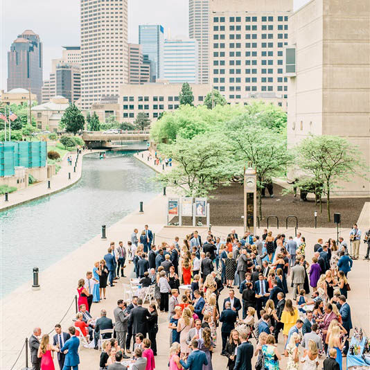 Wedding Reception on the Canal