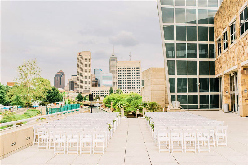 Wedding on the Ball Family Terrace