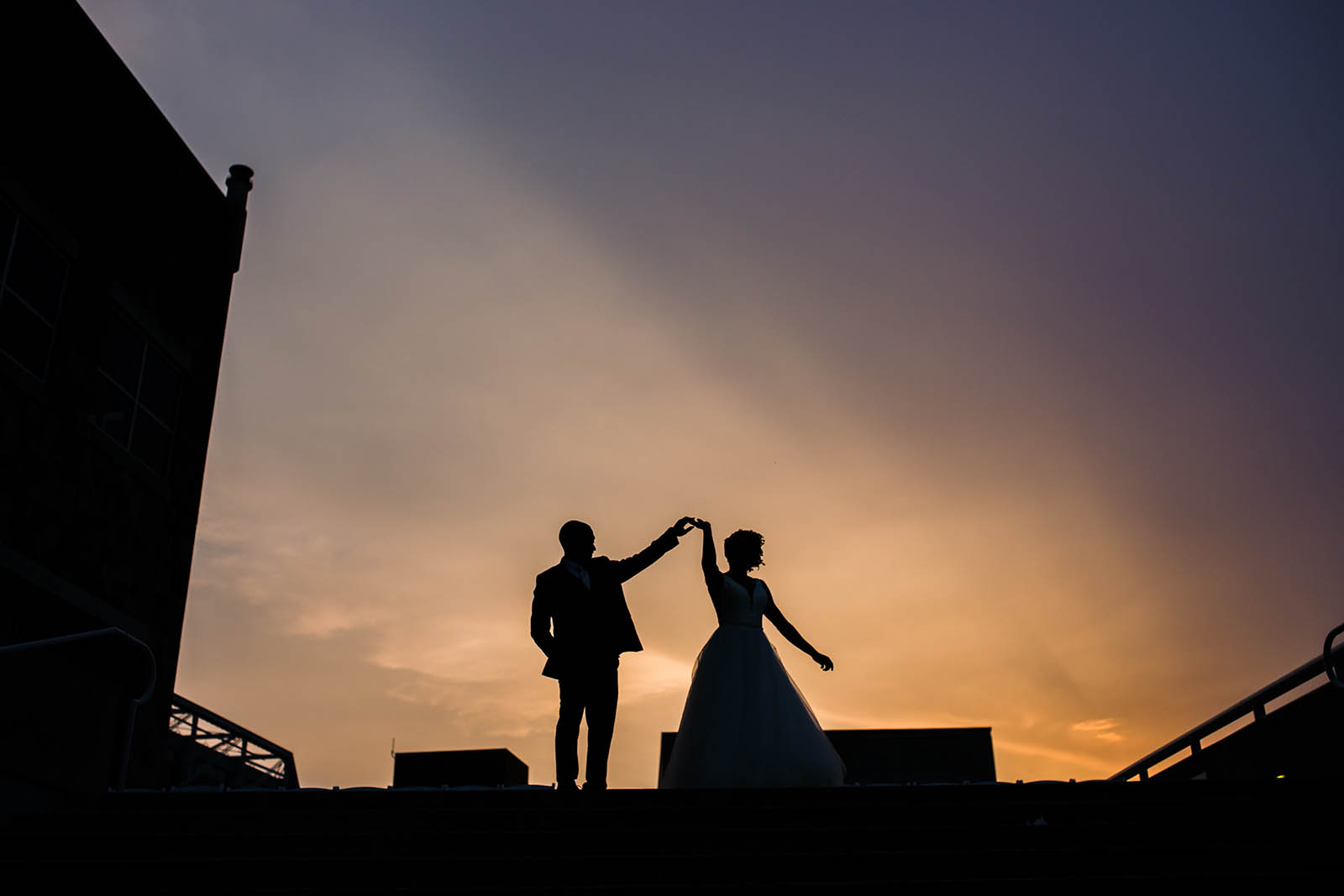 Wedding Photos on the Ball Family Terrace