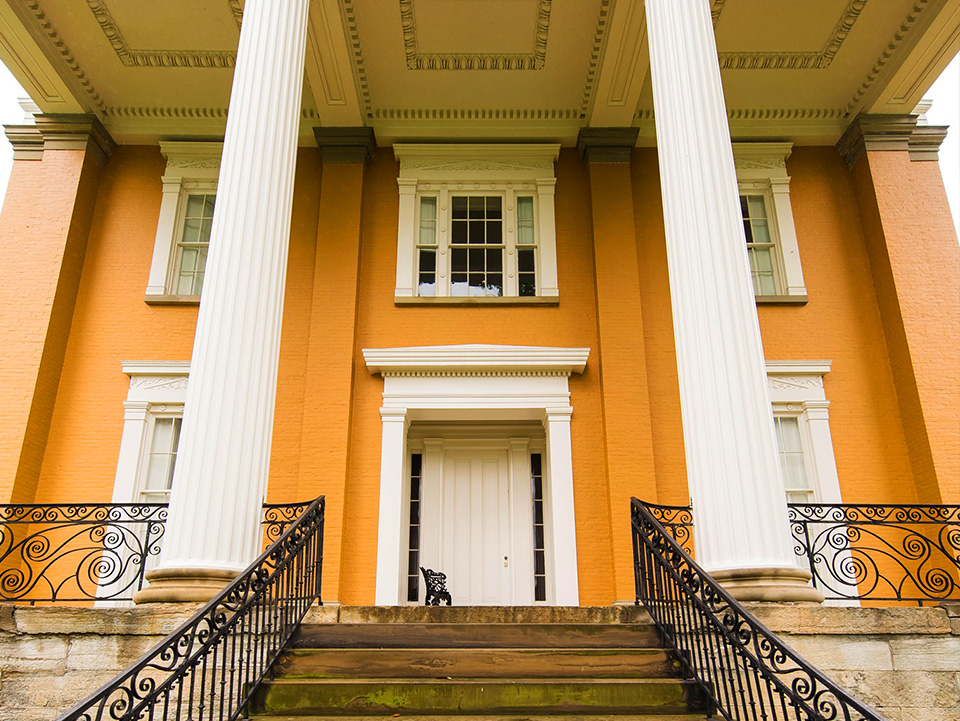 Front Steps of Lanier Mansion