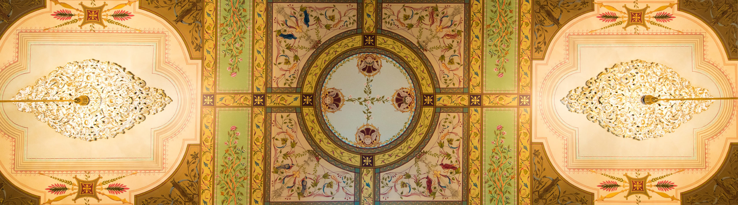 Ceiling Detail at Culbertson Mansion