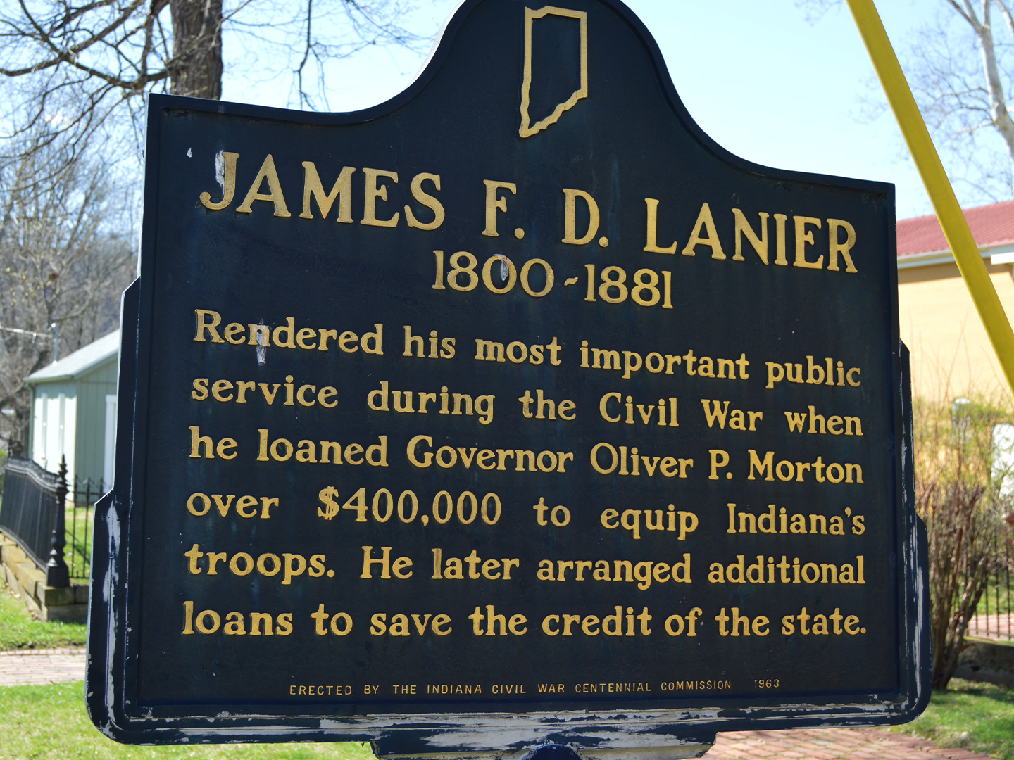 James F.D. Lanier Historical Marker