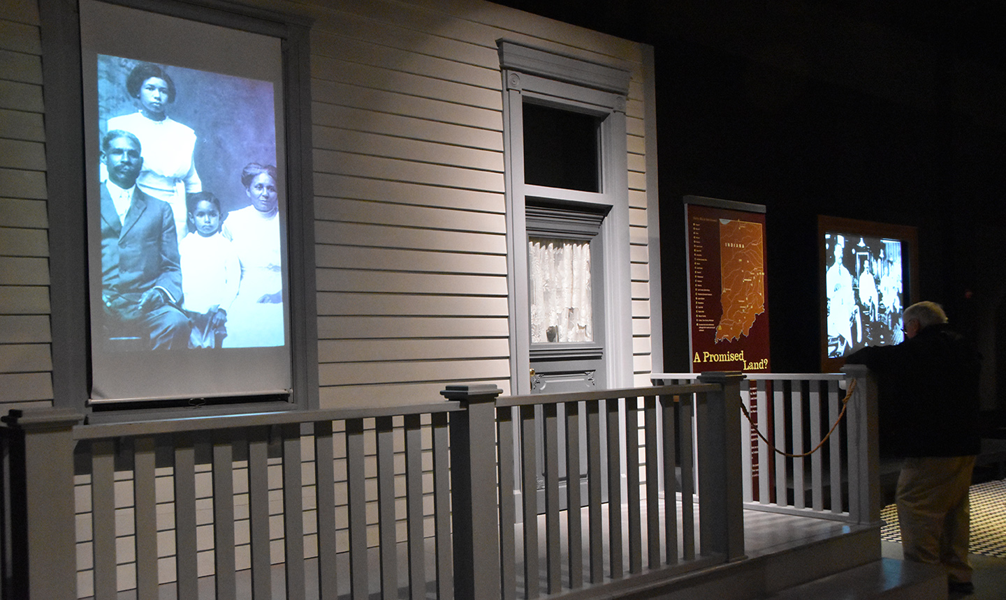 Guest Interacting with the Exhibit