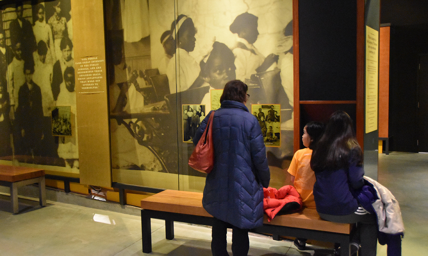 Guests Interacting with the Exhibit