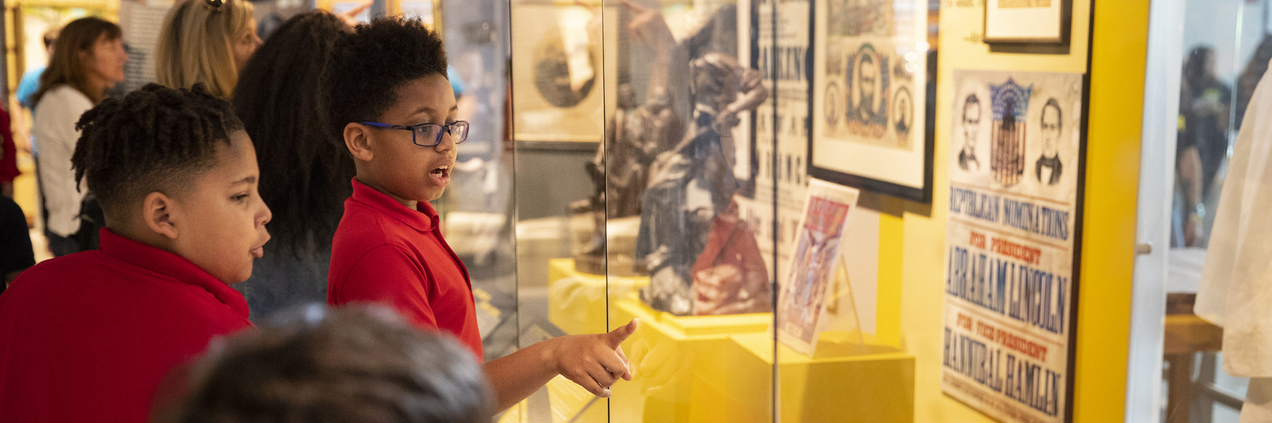 Guests Interacting with Exhibit