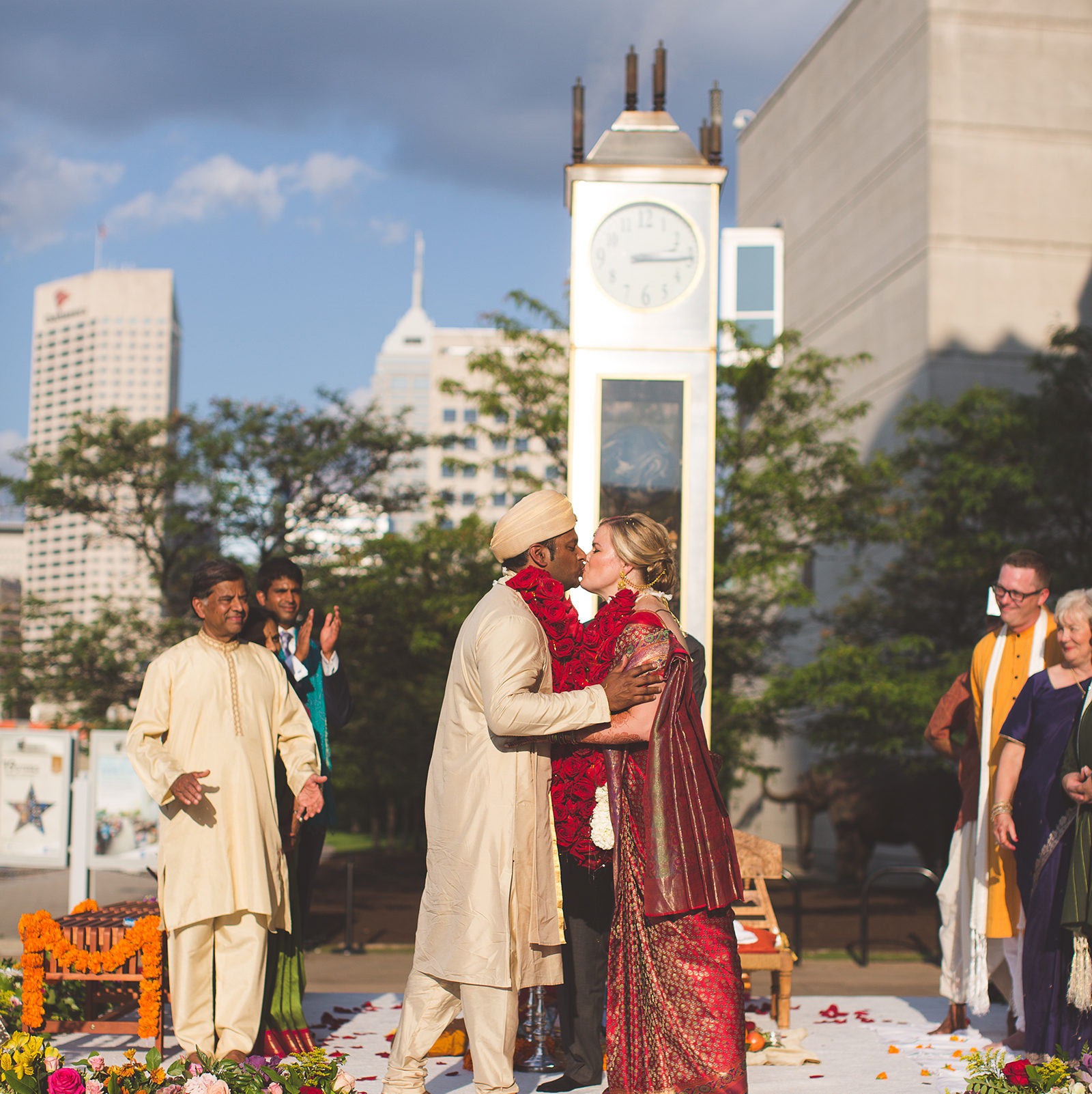 Wedding Ceremony on the Ball Family Terrace