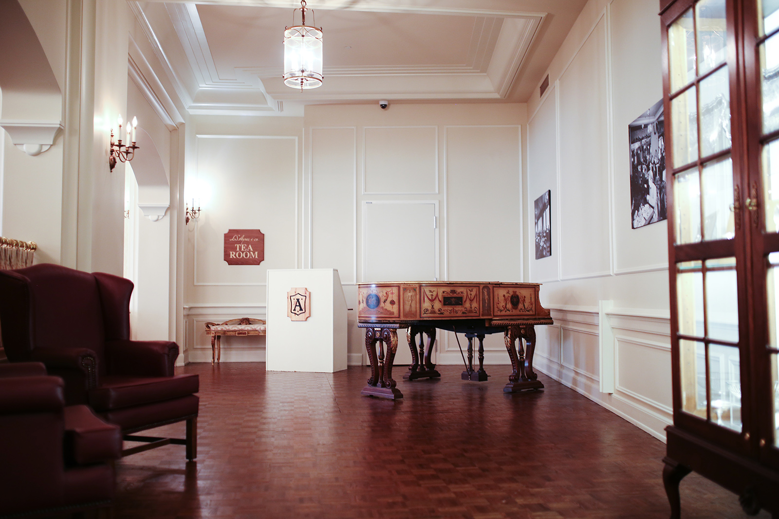 Piano in the L.S. Ayres Tea Room