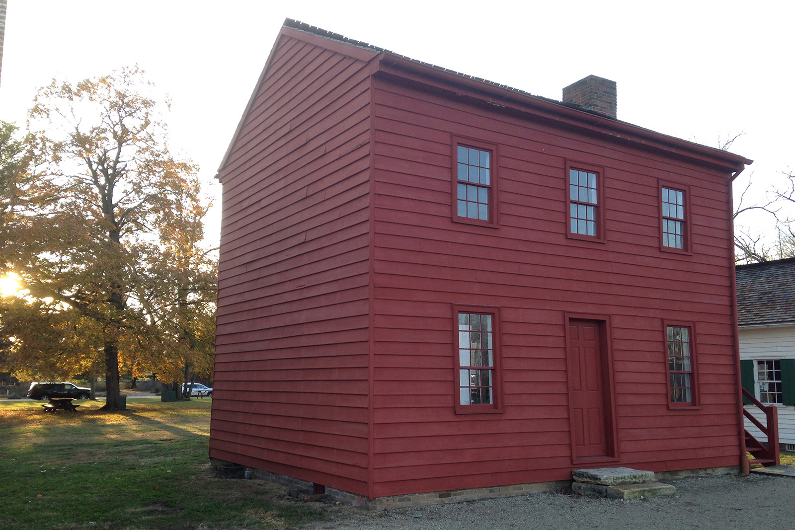 Red house at Levi and Catharine Coffin State Historic Site