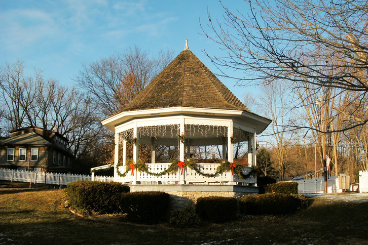Whitewater Canal State Historic Site gazebo