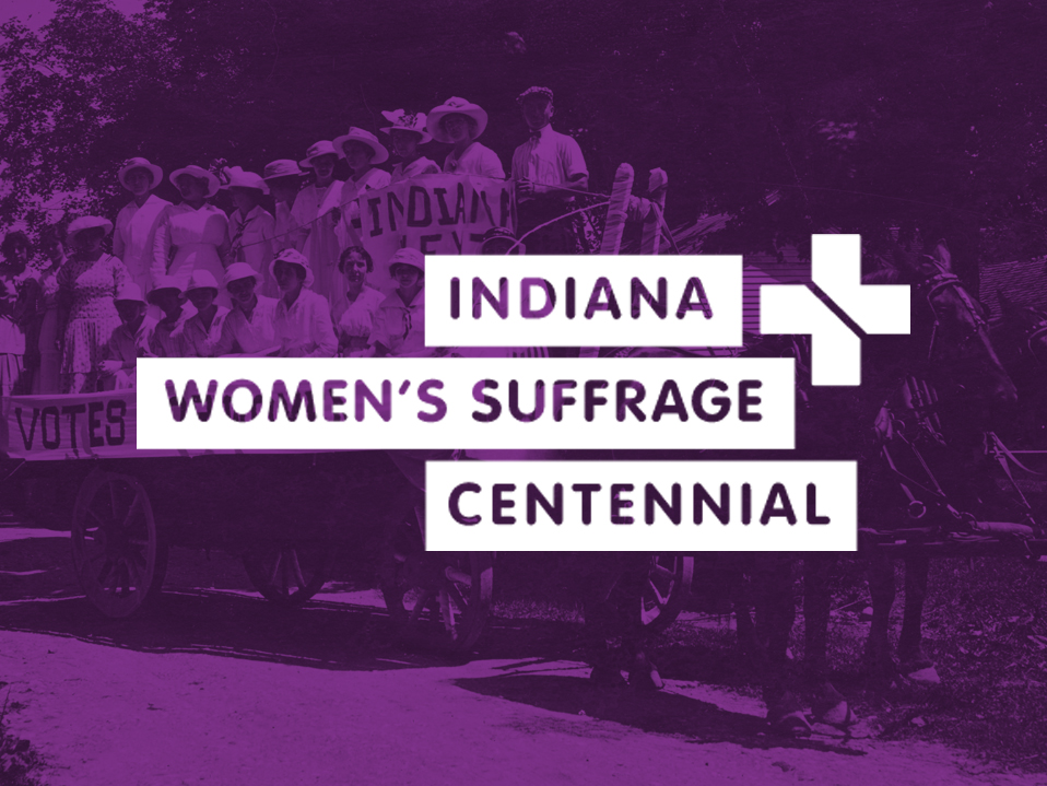 Indiana Women''s Suffrage Centennial Logo