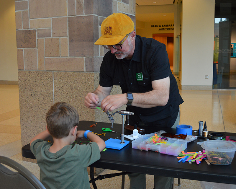 vendor booth at tinkerfest