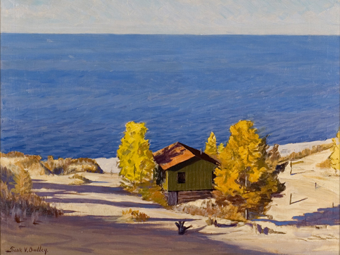 Frankl Dudley painting of the Indiana Dunes