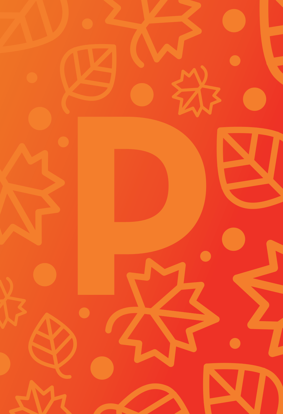 Decorative Letter P