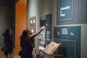 Influencing Lincoln exhibit at the Indiana State Museum