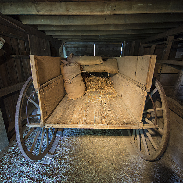 Carriage at Levi and Catharine Coffin State Historic Site