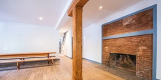 Hallway inside the Community House at New Harmony