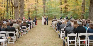 Wedding hosted at TC Steele's Outdoor Grounds
