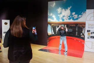 Car museum photo op