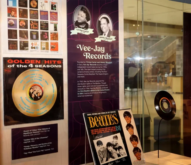 Vee Jay Records display