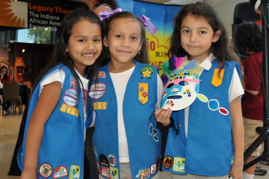 Girl Scout Celebration Crossing Fun Day