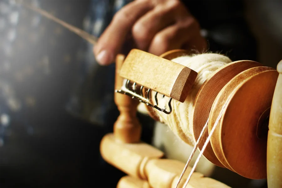 Yarn Spinning Demo & Fiber Arts Social