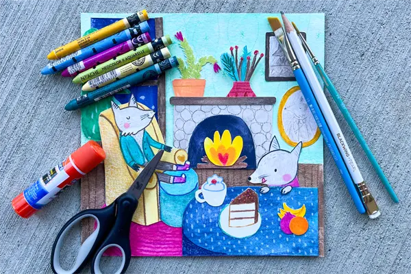 Winter Collage Workshop with Candice Hartsough